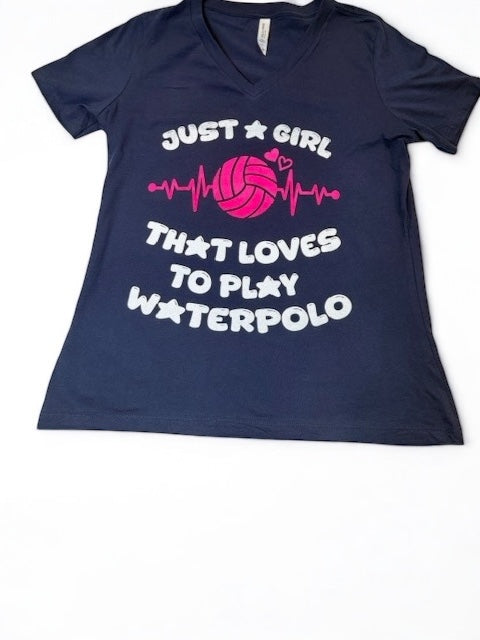 Waterpolo T-shirt-Just a Girl That Loves To Play Waterpolo