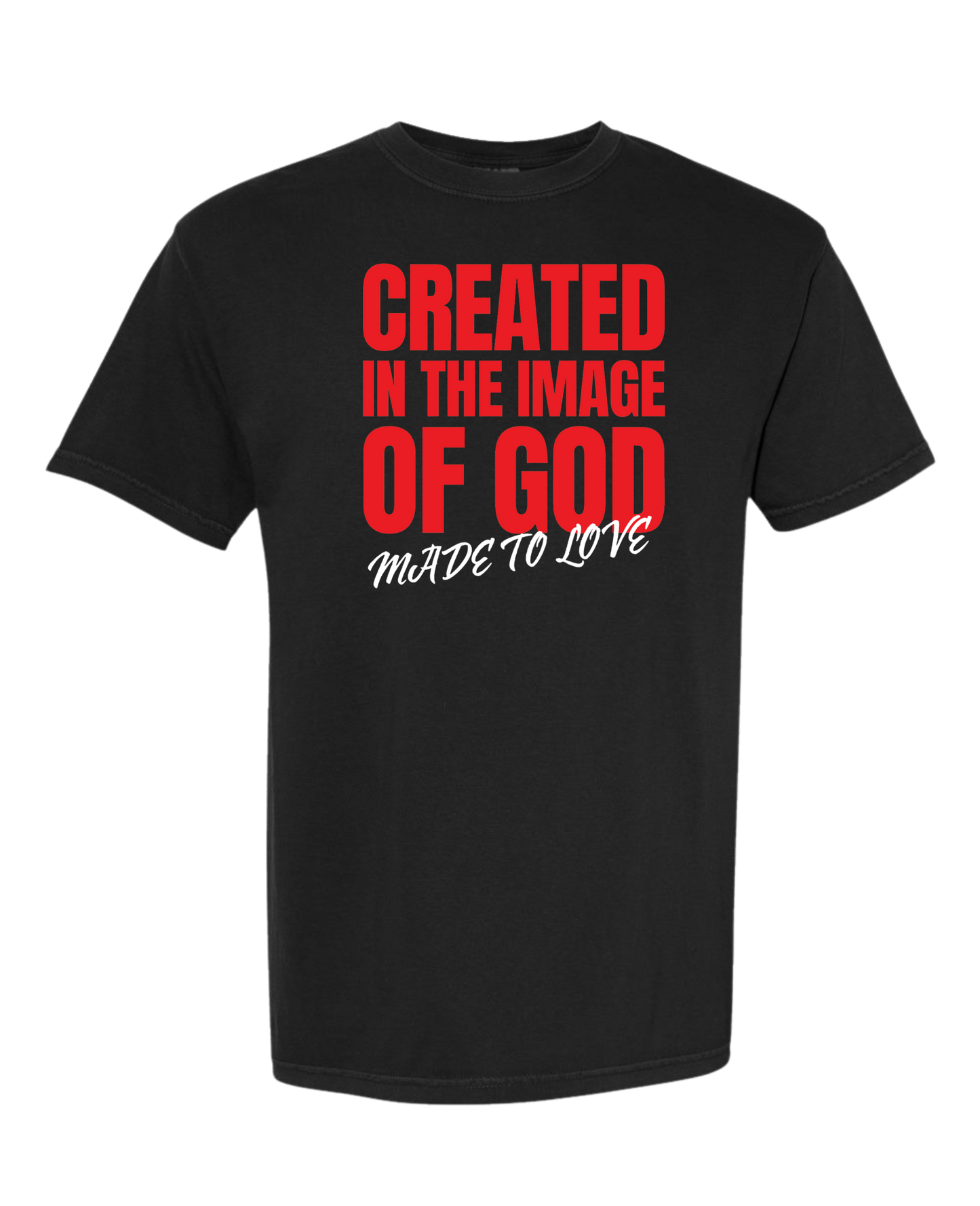 Christian T shirt "Created in the Image of God"