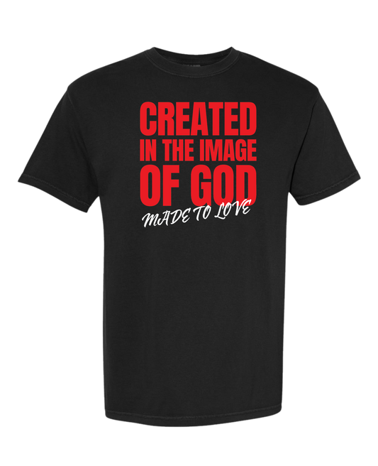 Christian T shirt "Created in the Image of God"
