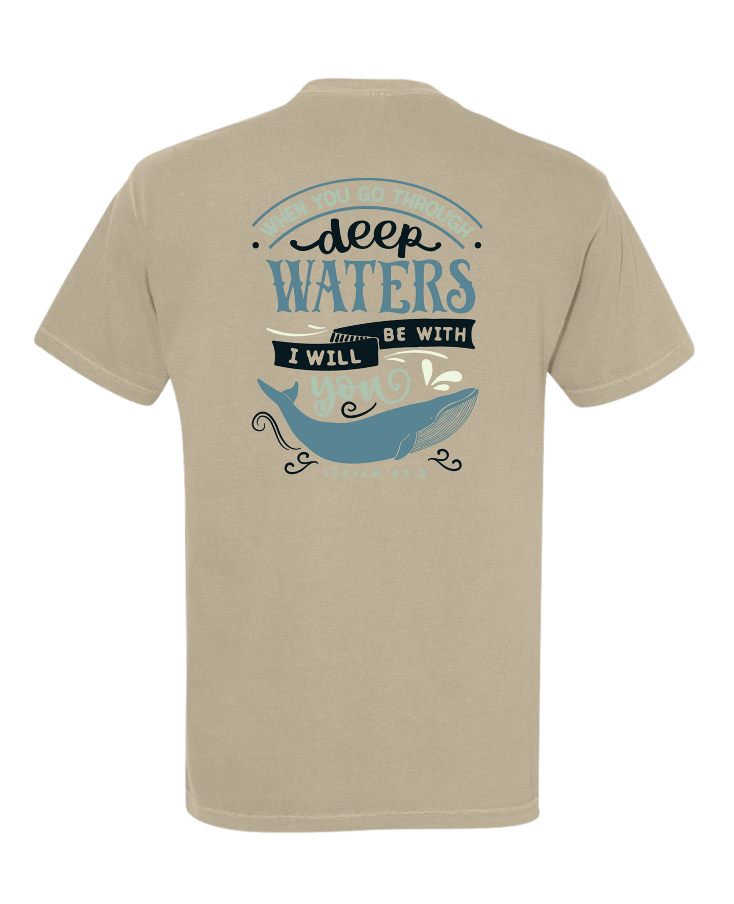 Christian t shirt "Deep Waters"