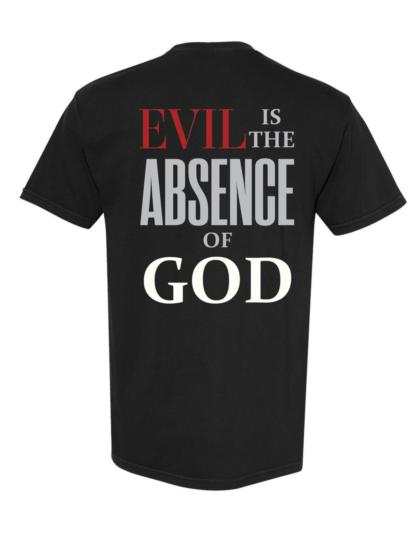 Christian T-shirt OVERCOME EVIL WITH GOOD