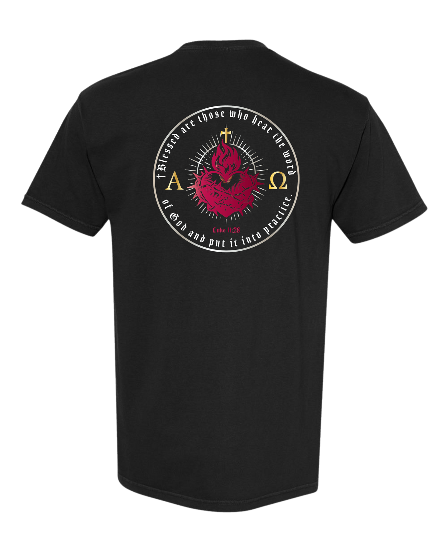 Christian T shirt "The blessing is in obedience"