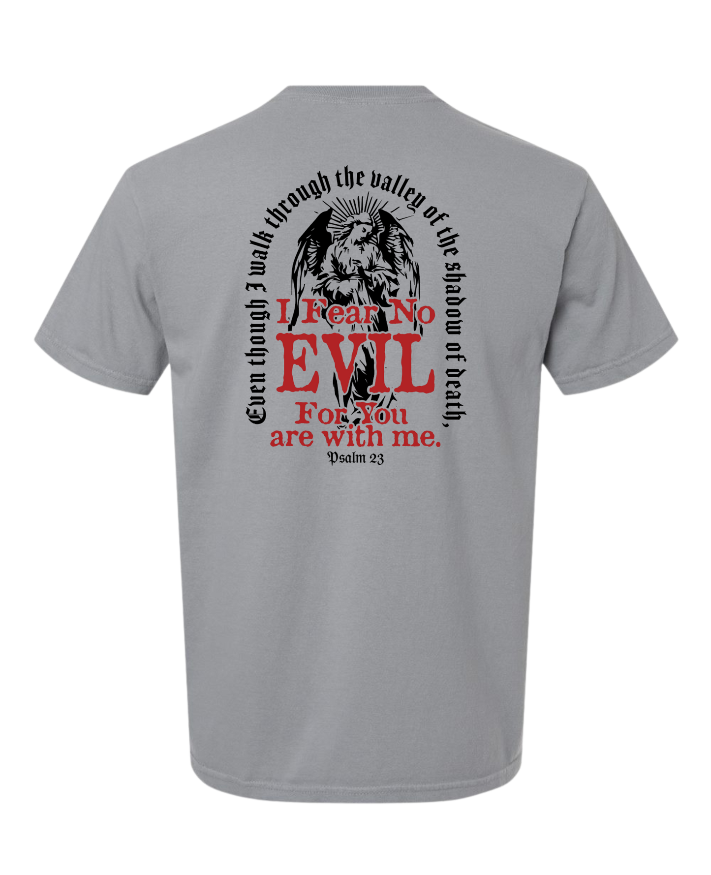 Christian T shirt "I Fear No Evil"
