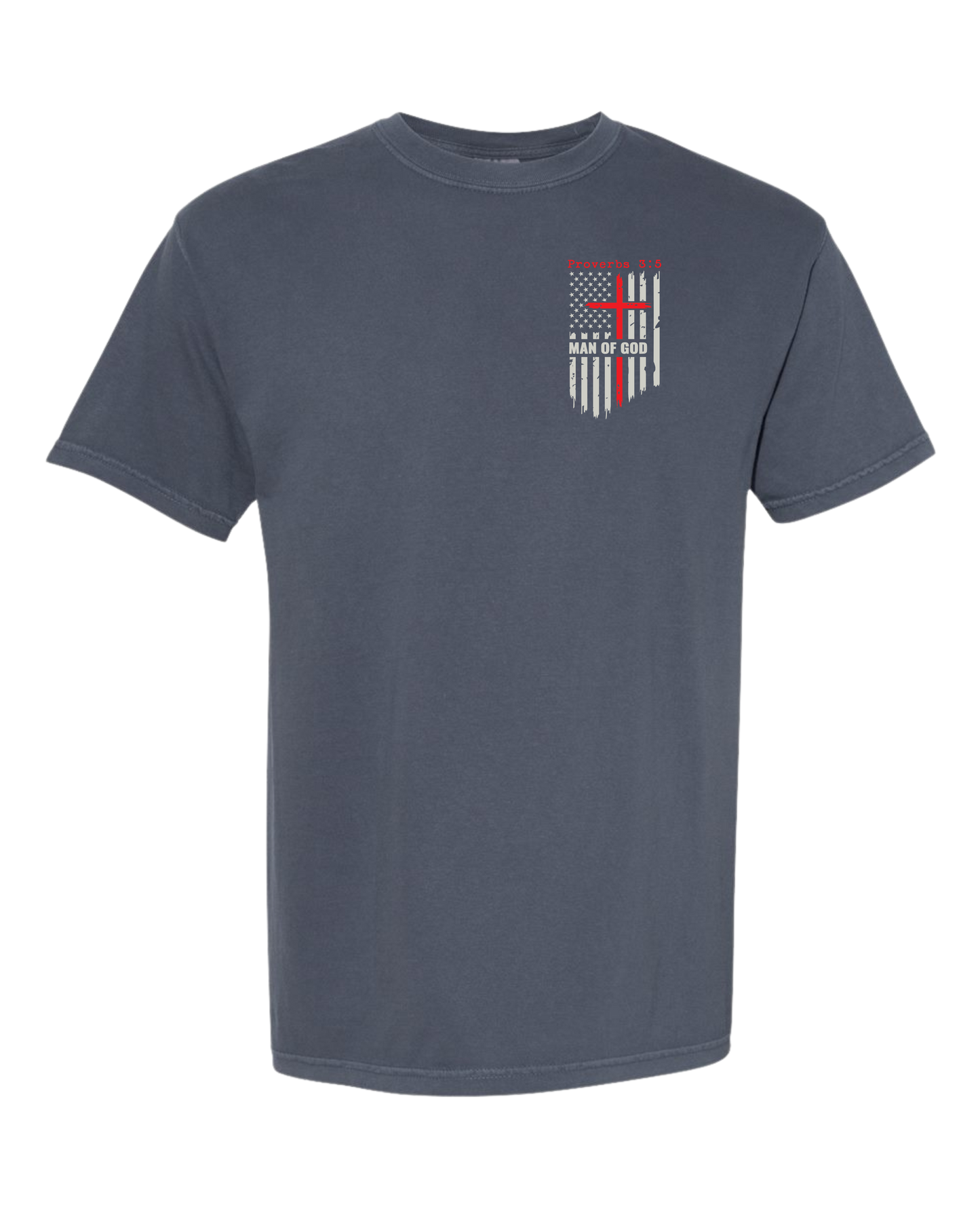 Christian T shirt "Man of God Prov3,5"