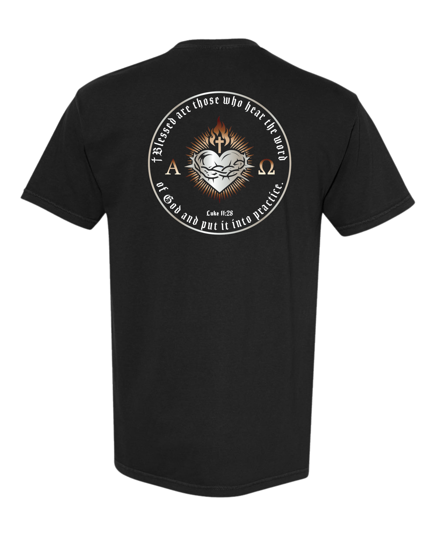 Christian T shirt "The blessing is in obedience"