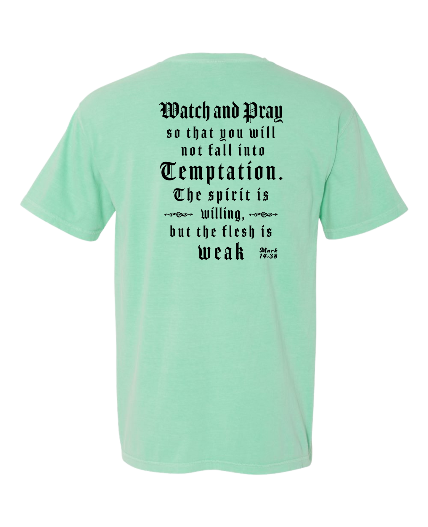 Christian T shirt "Watch and Pray"