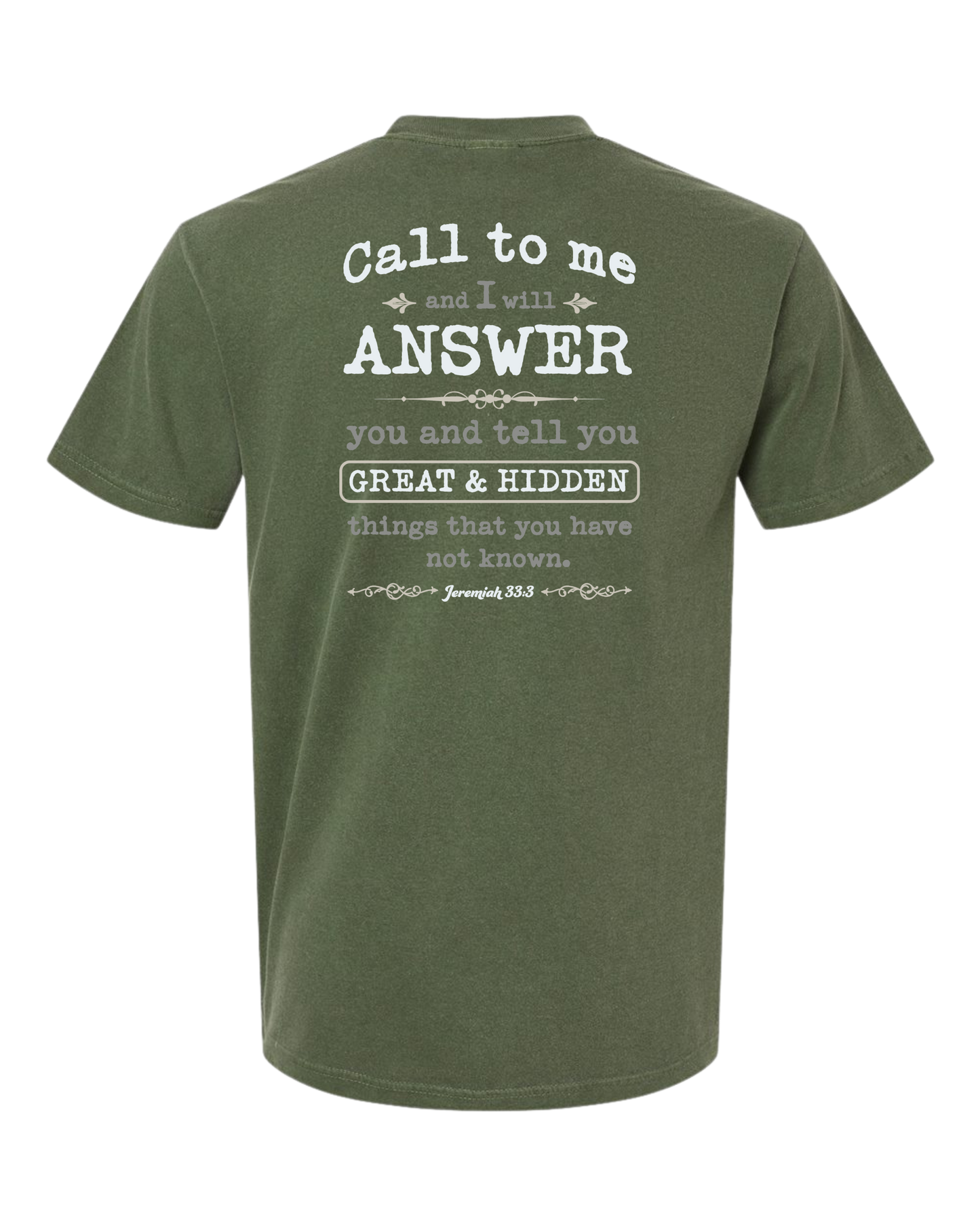 Christian T shirt "“Call on Me.”