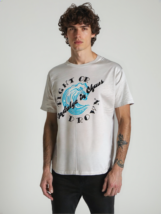 "Wavy Indulge in Chaos" waterpolo t-shirt