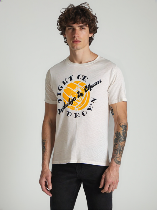"Waterpolo ball, Indulge in Chaos" waterpolo t shirt