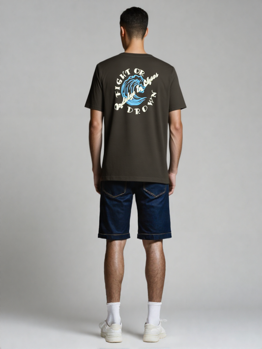 "Indulge in chaos wave"  waterpolo t-shirt